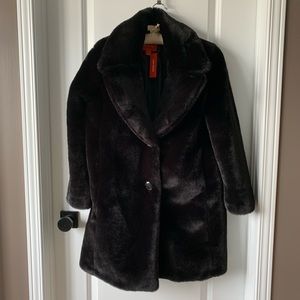 Faux fur coat